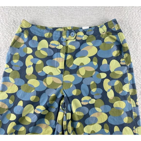 Talbots Overlapping Oval Circles 4-Pkt Light Stretch Canvas-Like Pants Wm's 14 - Picture 3 of 9